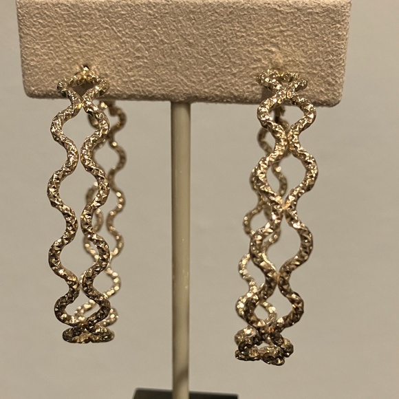 Gold Hoop Earrings - Picture 1 of 10